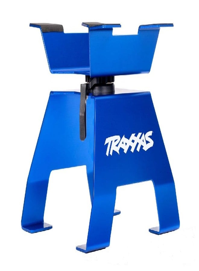 Traxxas 8797 Blue Aluminum X-Truck Stand for X-Maxx and XRT - Image 1